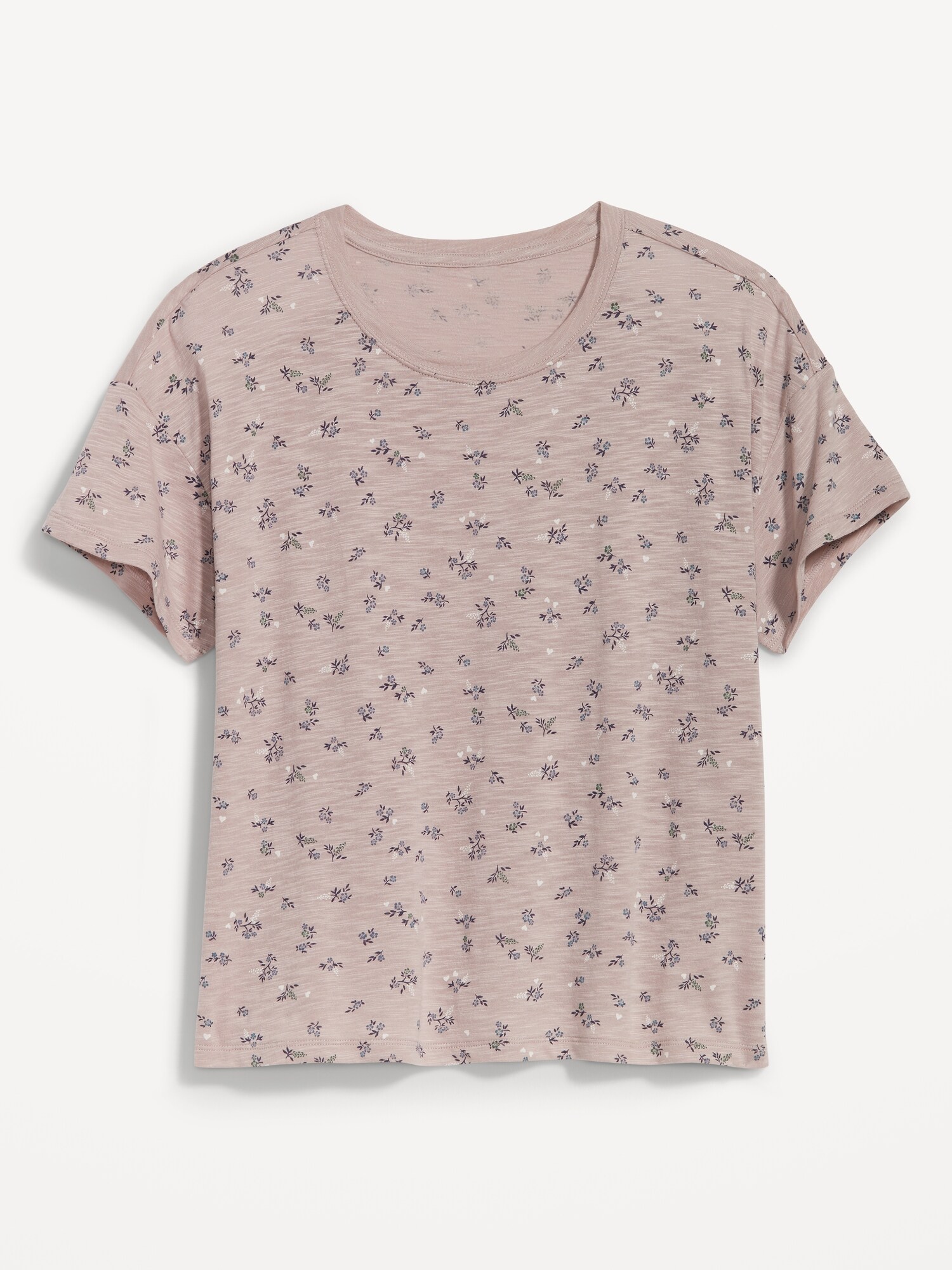 Sunday Sleep Floral Slub-Knit Pajama T-Shirt | Old Navy