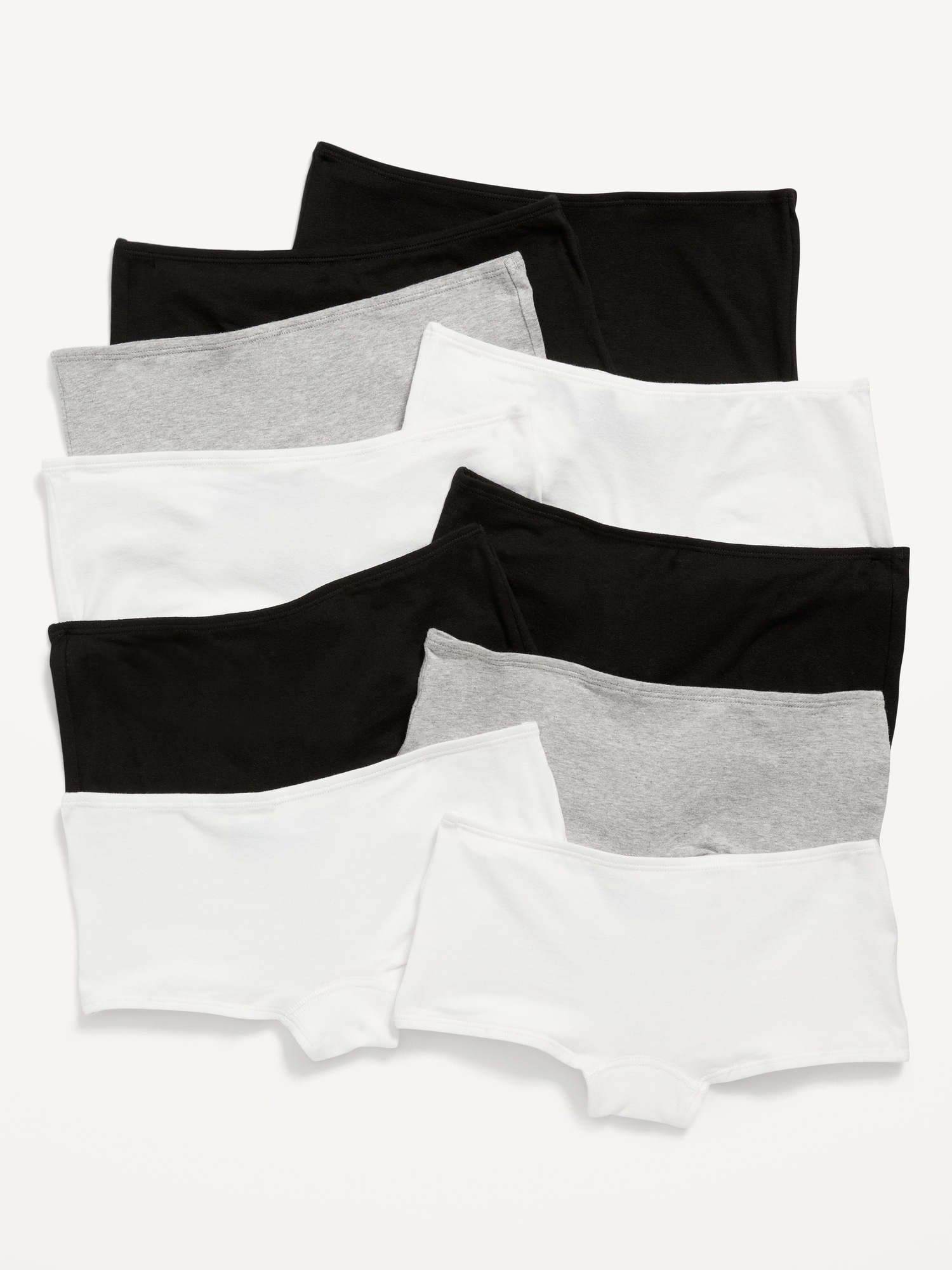 Boyshorts Underwear 10-Pack for Girls