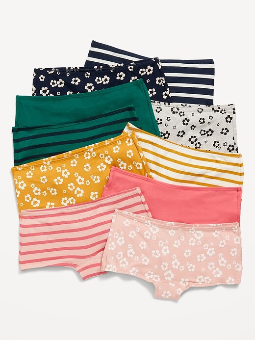 View large product image 1 of 1. Boyshorts Underwear 10-Pack for Girls