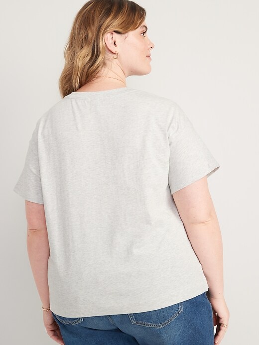 Image number 8 showing, Vintage Loose Easy T-Shirt for Women