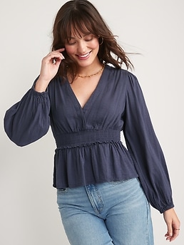 old navy faux wrap top