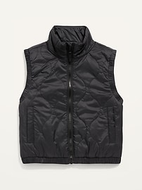 Cropped Quilted Vest for Girls | Old Navy