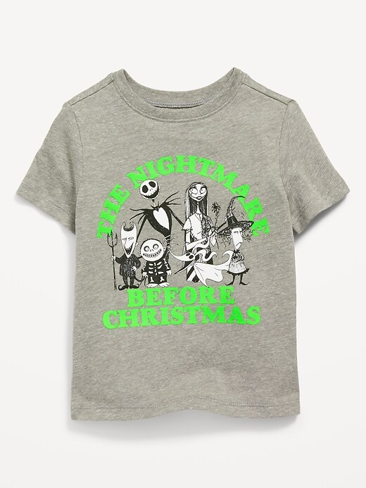 View large product image 1 of 2. Disney© The Nightmare Before Christmas Unisex Matching T-Shirt for Toddler