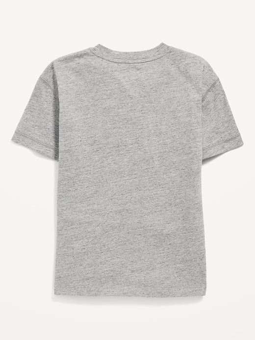 View large product image 2 of 2. Slub-Knit Short-Sleeve Henley T-Shirt for Boys