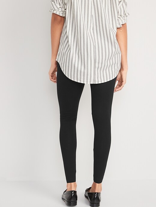 Old Navy Women's High-Rise Jersey Leggings - French Roast Brown, Multiple Sizes