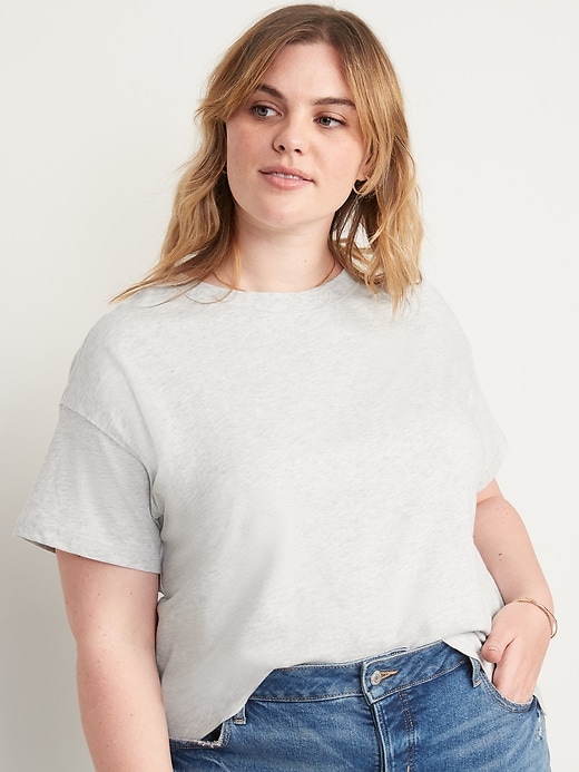 Image number 7 showing, Vintage Loose Easy T-Shirt for Women