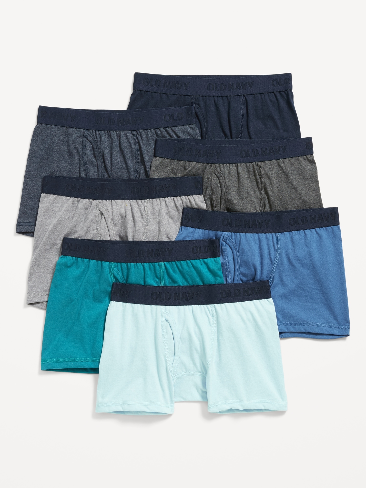 Soft-Washed Built-In Flex Boxer-Brief Underwear 10-Pack for Men