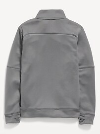 Go-Dry Cool Mock-Neck Quarter-Zip Sweatshirt for Boys