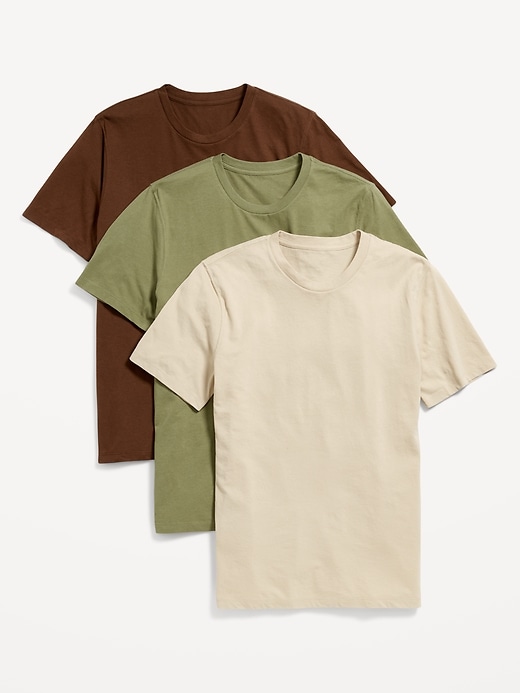 View large product image 1 of 1. Soft-Washed Crew-Neck T-Shirt 3-Pack