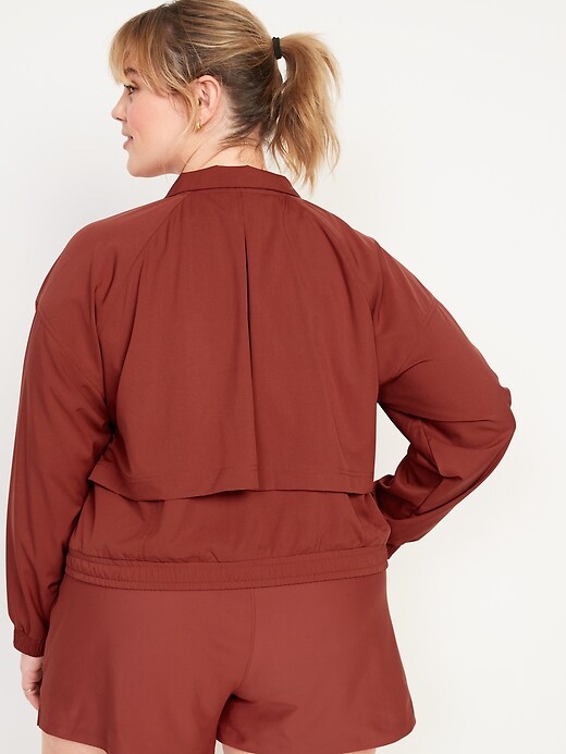 Image number 8 showing, Loose StretchTech Zip-Front Jacket