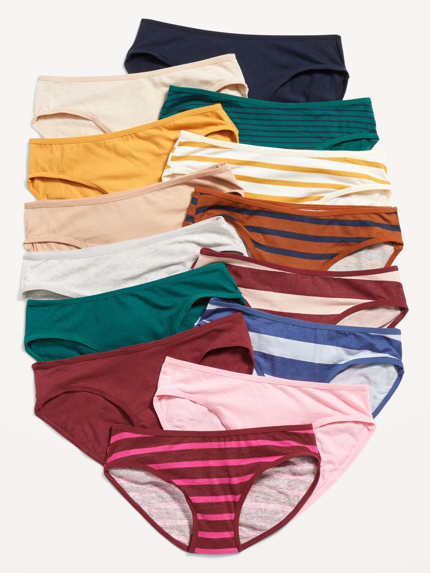 Girls' Underwear - Assorted Solids, Size 6, 5 Pack