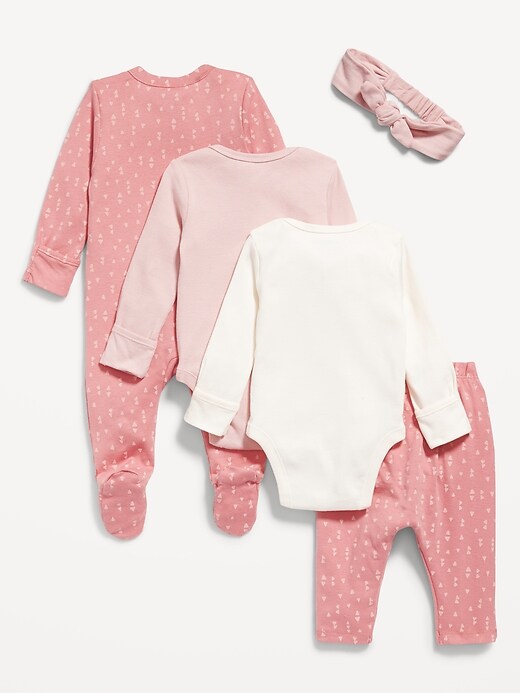 View large product image 2 of 2. Unisex 5-Piece Layette Set for Baby