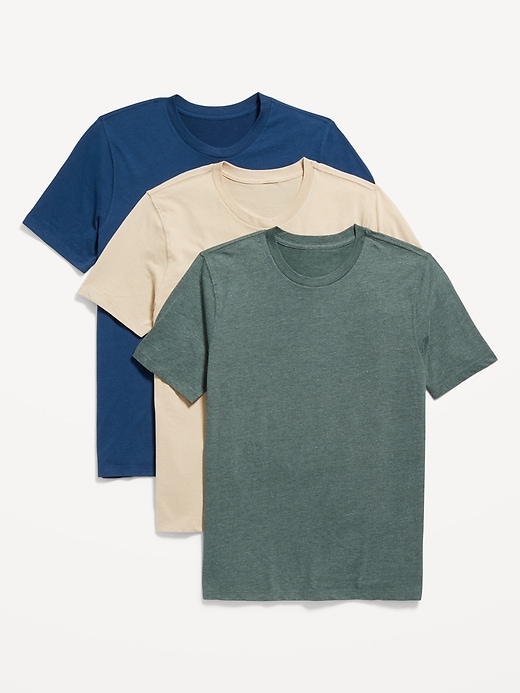 View large product image 1 of 1. Soft-Washed Crew-Neck T-Shirt 3-Pack