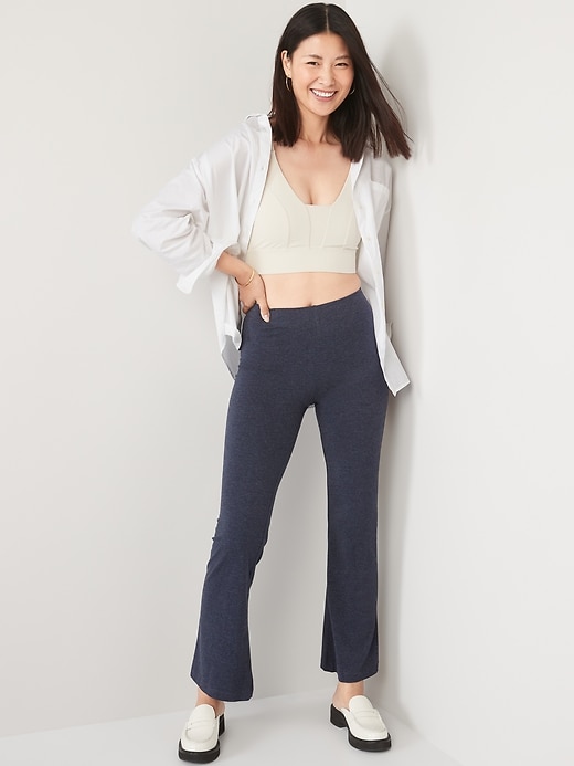 Image number 3 showing, High-Waisted Flare Leggings