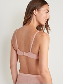 View large product image 3 of 7. Mesh Underwire Balconette Bra