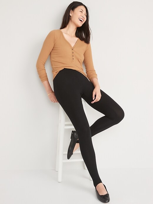 Image number 3 showing, High-Waisted Stirrup Leggings for Women