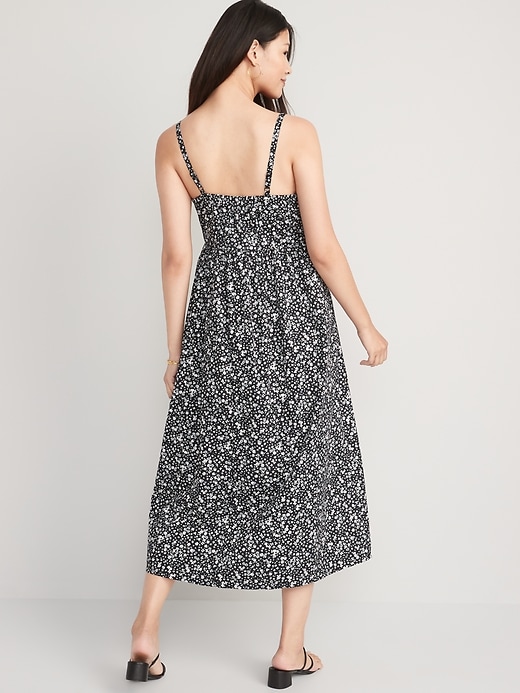 Image number 2 showing, Floral Cami Midi Swing Dress