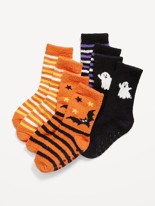 Unisex Halloween Cozy Socks 4-Pack for Toddler & Baby | Old Navy