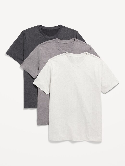 View large product image 1 of 3. Soft-Washed Crew-Neck T-Shirt 3-Pack