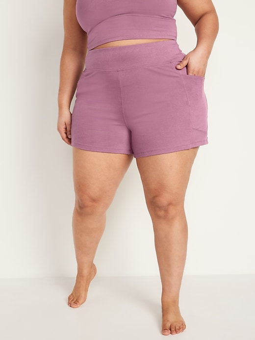 Image number 7 showing, High-Waisted Live-In Shorts -- 4-inch inseam