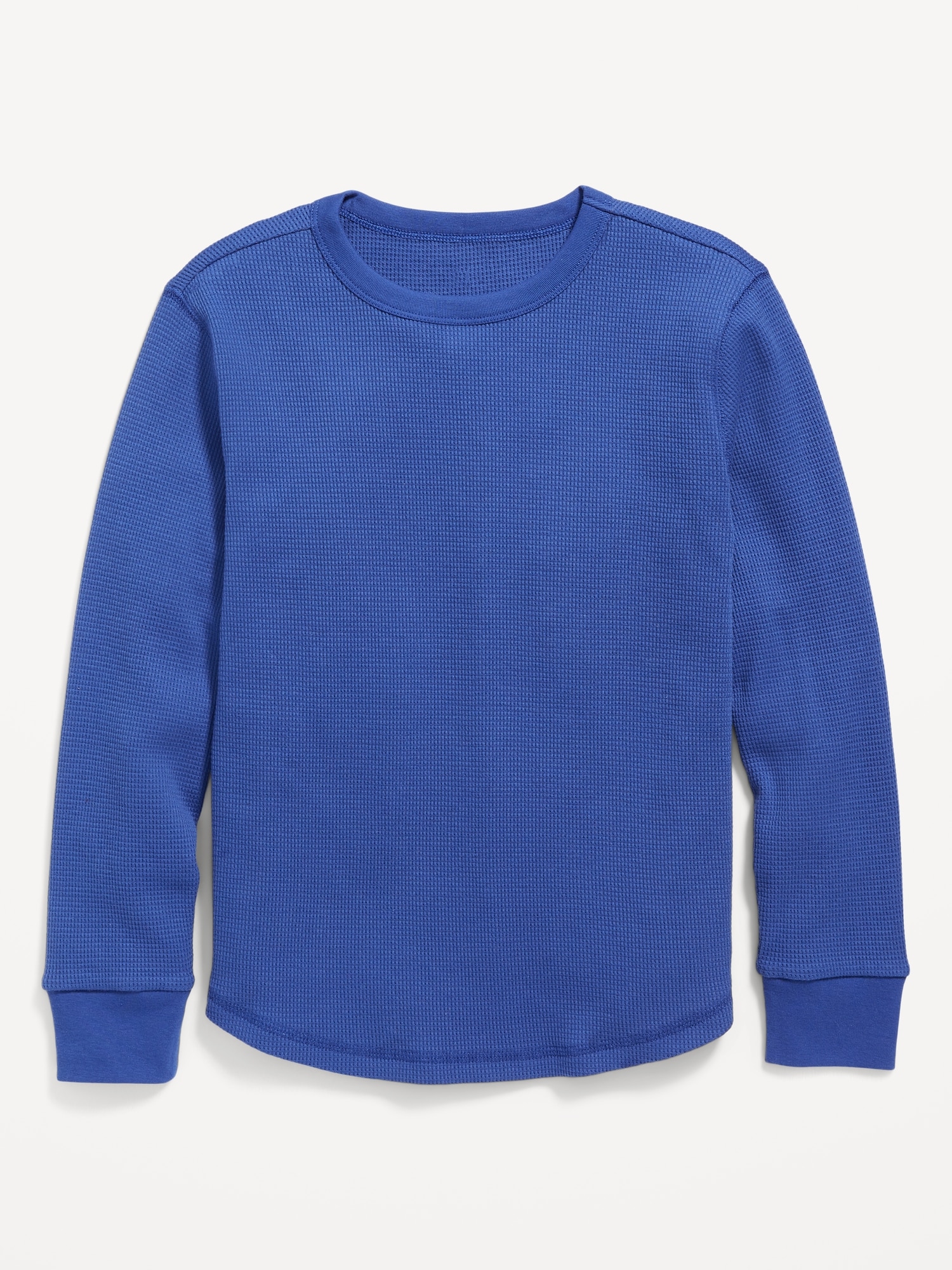 Long-Sleeve Thermal-Knit Solid T-Shirt for Boys | Old Navy