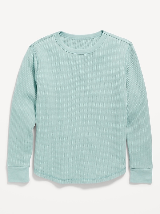 Old Navy - Long-Sleeve Thermal-Knit Solid T-Shirt for Boys