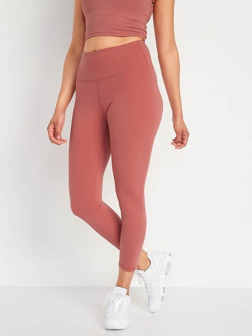 Old Navy - High-Waisted PowerPress 7/8-Length Compression Leggings For Women