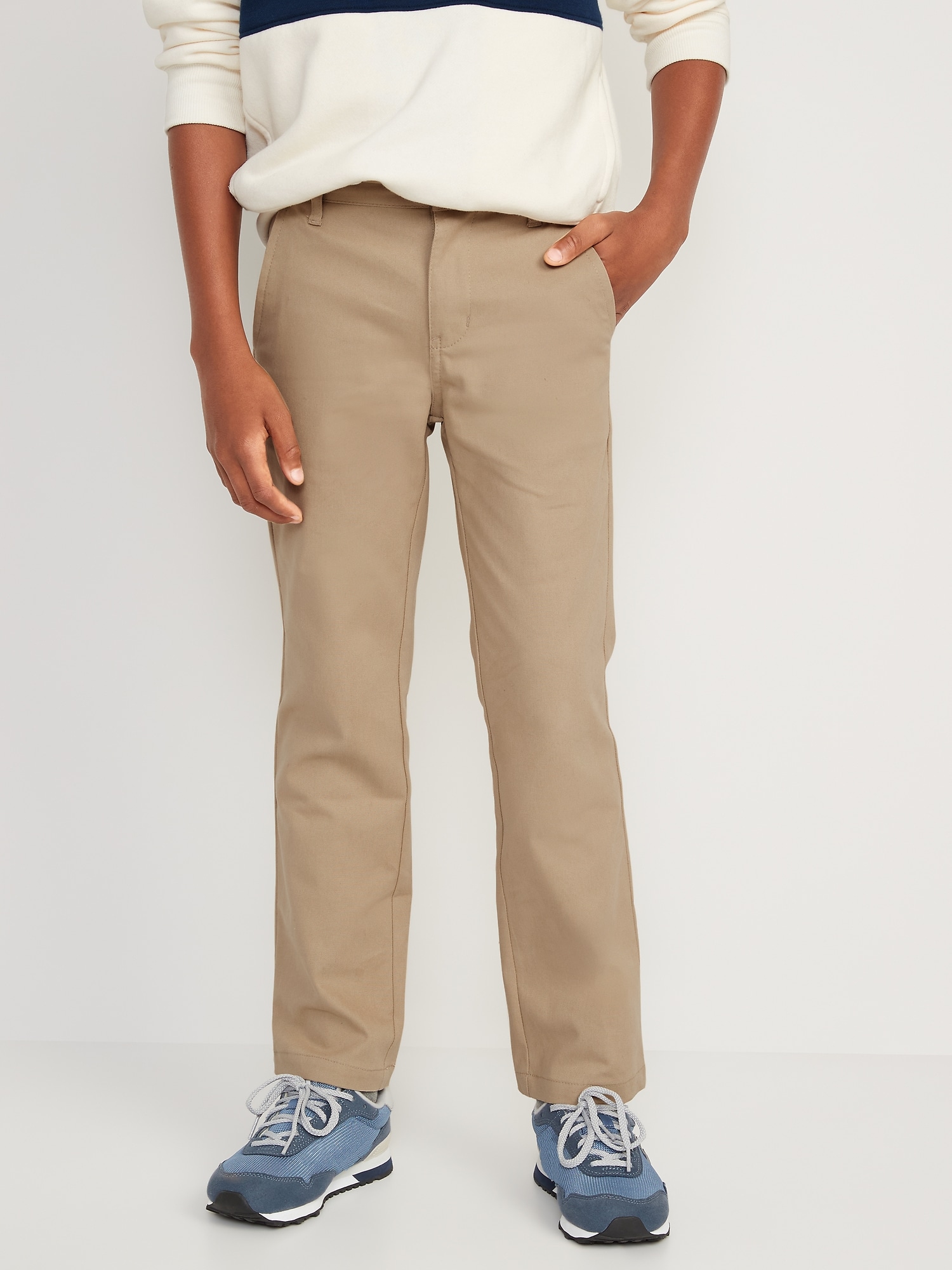 NWTs Boys Old Navy uniform pants sz 12 Slim Skinny Built In Flex Reinforced  Knee  eBay