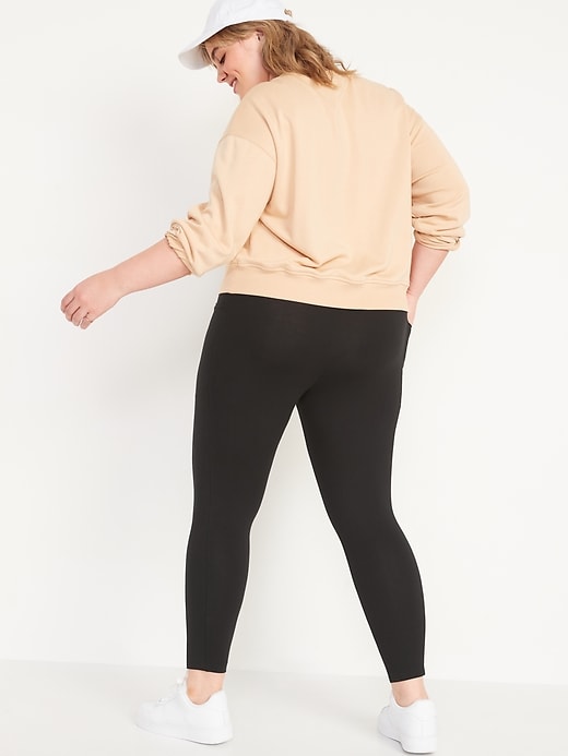 Image number 8 showing, High Waisted Side Pocket 7/8-Length Leggings for Women