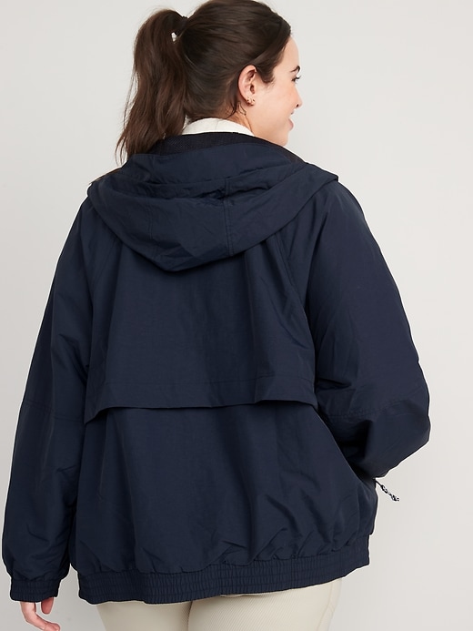 Image number 6 showing, Water-Resistant Hooded Performance Zip Jacket