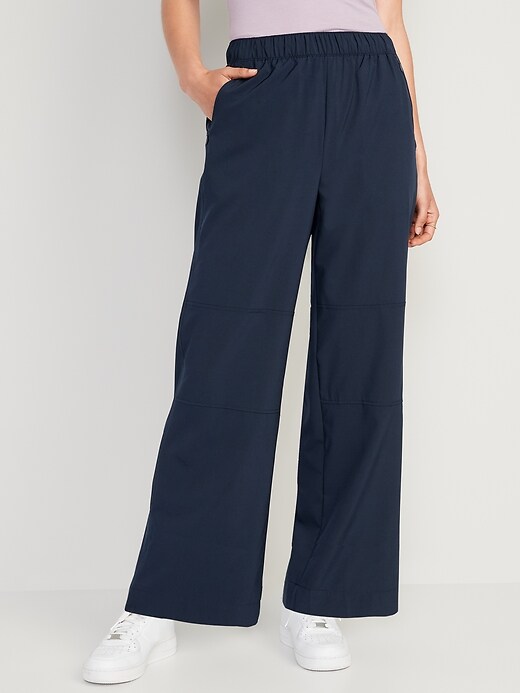 High-Waisted StretchTech Wide-Leg Pants | Old Navy