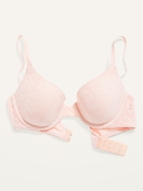 View large product image 4 of 8. Full-Coverage Lace Underwire Bra