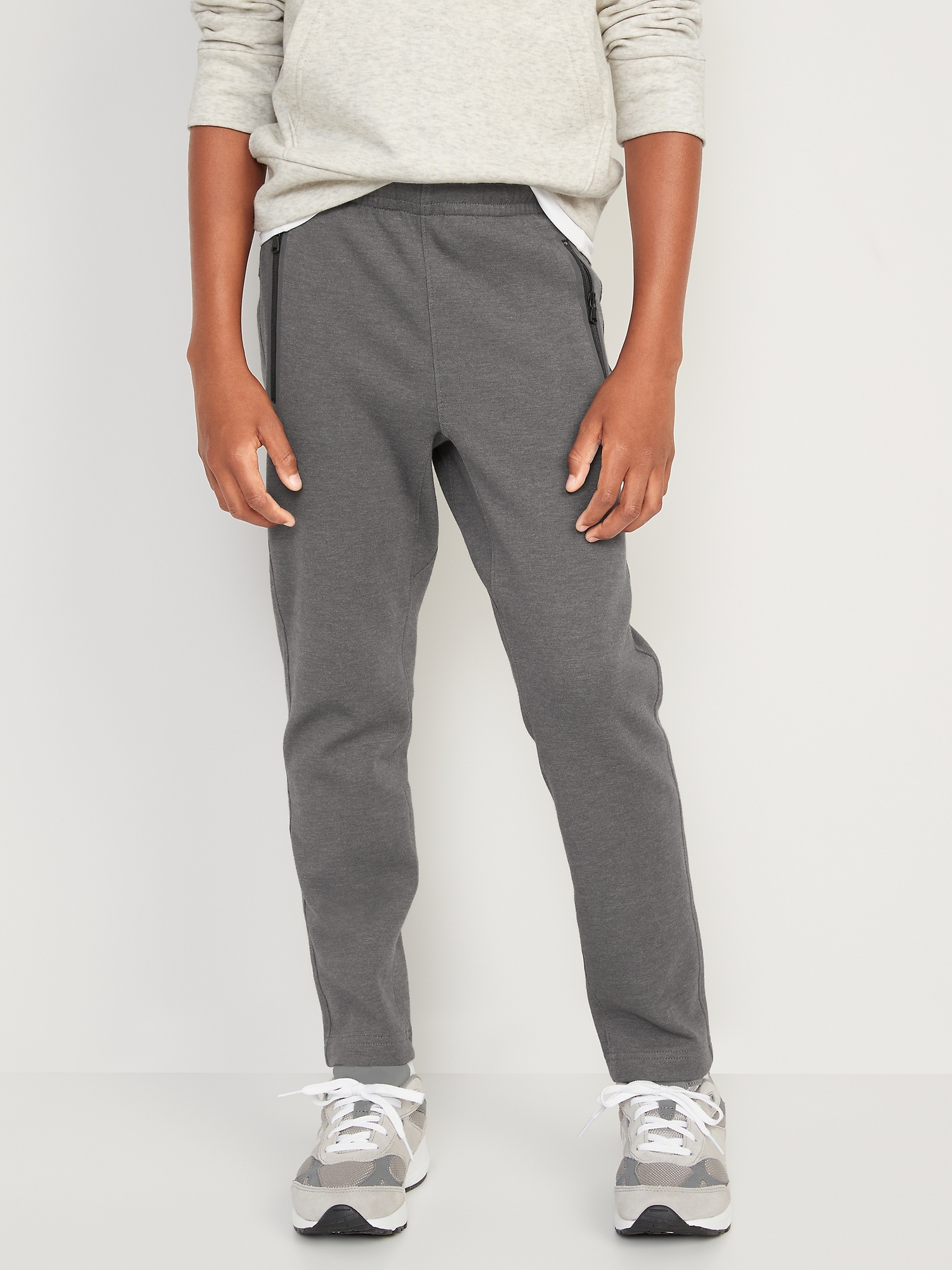 Old Navy Dynamic Fleece Tapered Sweatpants for Boys gray. 1