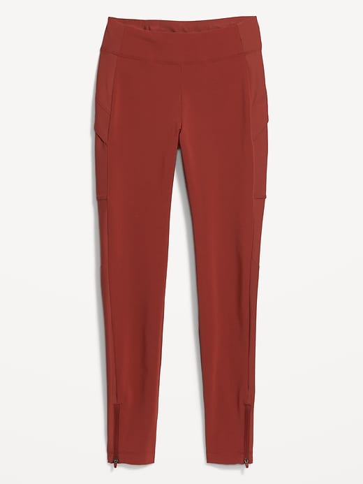 Image number 4 showing, High-Waisted All-Seasons StretchTech 7/8 Hybrid Ankle Pants