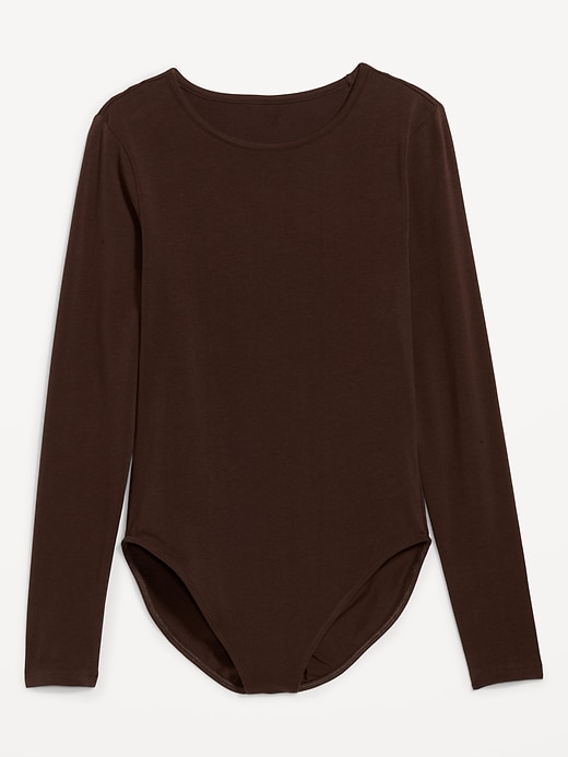 Image number 3 showing, Long-Sleeve Jersey Bodysuit for Women