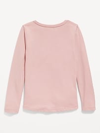 Softest Long-Sleeve Scoop-Neck T-Shirt for Girls