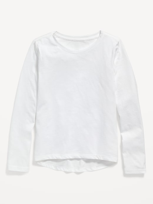 Softest Long-Sleeve Scoop-Neck T-Shirt for Girls