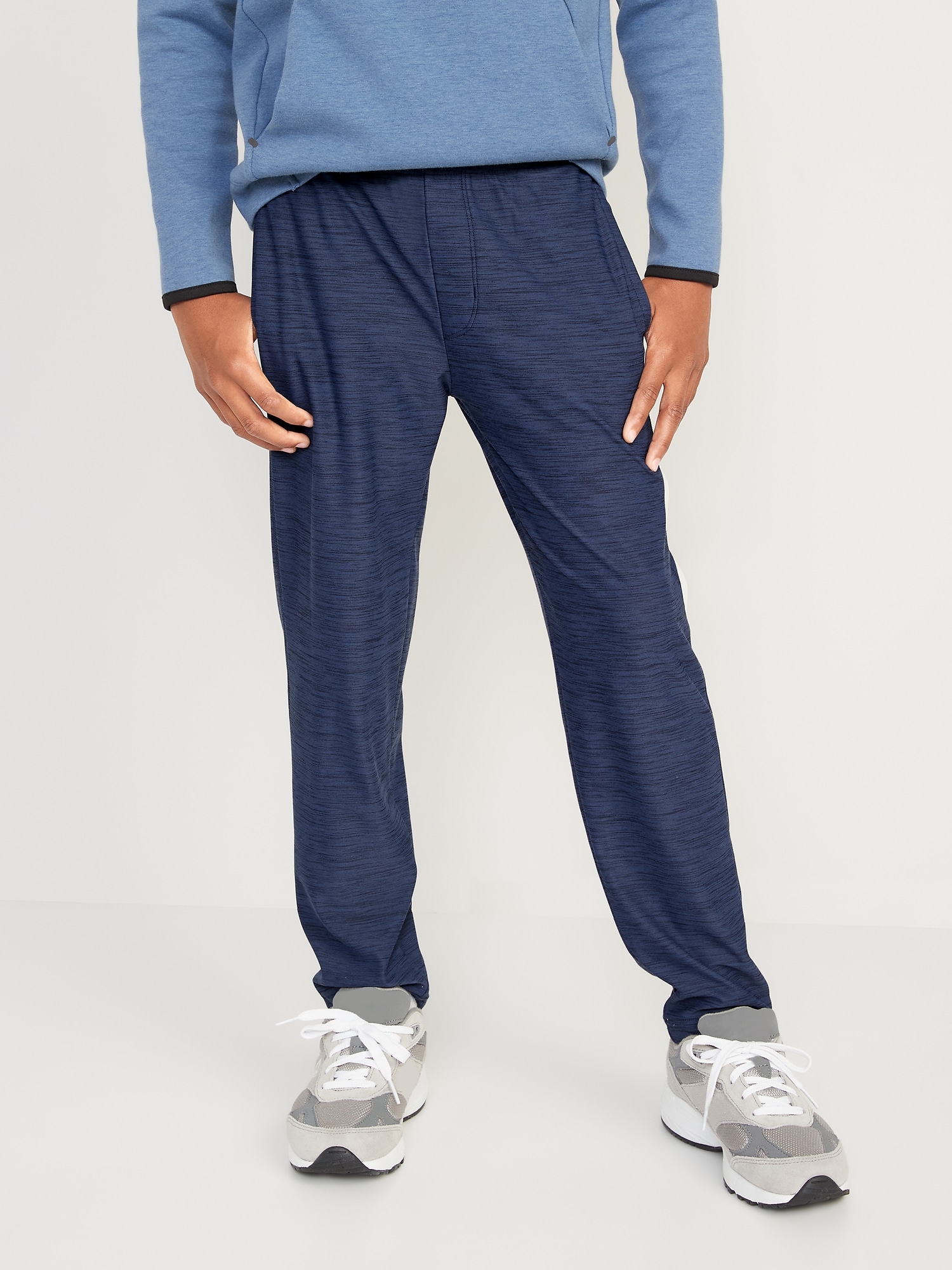 Old Navy Breathe On Tapered Pants For Boys blue. 1