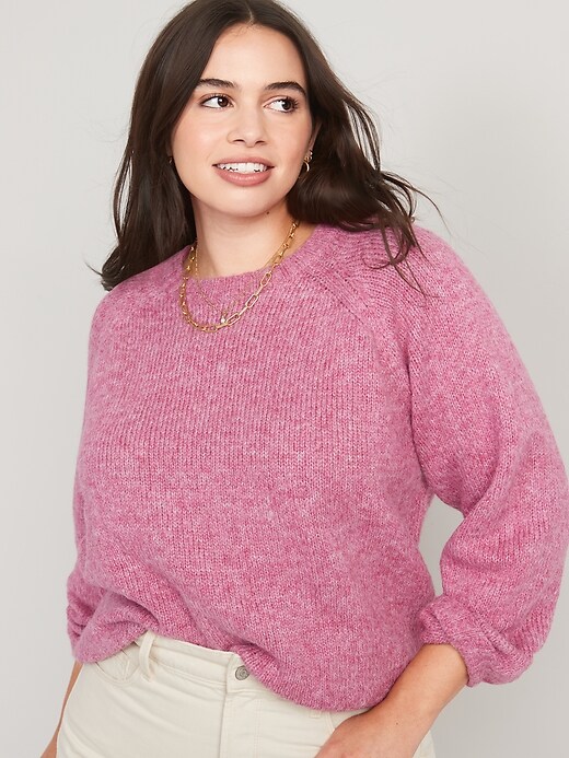 Image number 5 showing, Cozy Shaker-Stitch Pullover Sweater for Women
