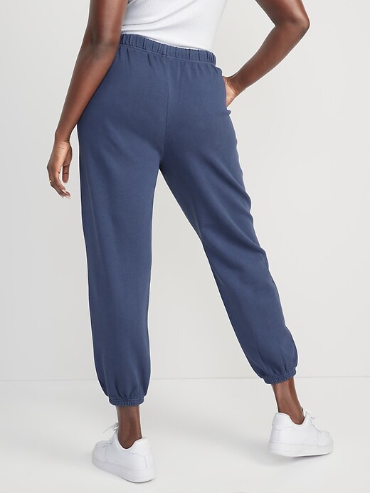 Image number 6 showing, Extra High-Waisted Vintage Garment-Dyed Logo Sweatpants