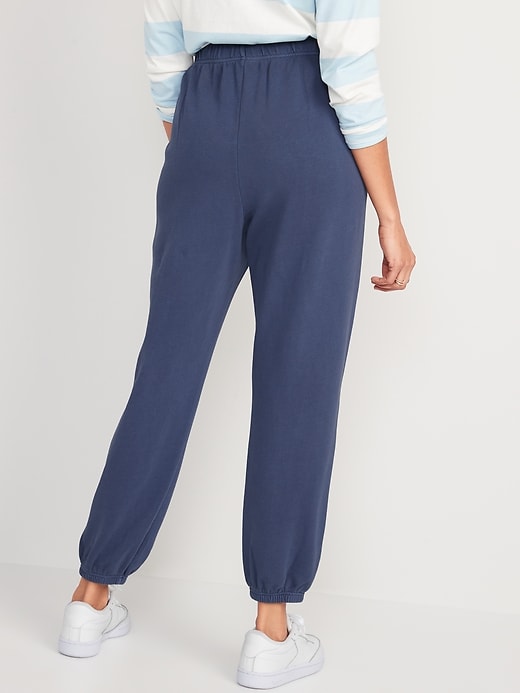 Image number 2 showing, Extra High-Waisted Vintage Garment-Dyed Logo Sweatpants