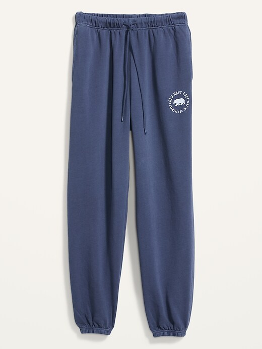Image number 4 showing, Extra High-Waisted Vintage Garment-Dyed Logo Sweatpants