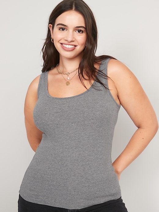 Image number 5 showing, Rib-Knit First Layer Tank Top