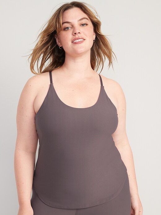 New Powerlite Lycra® Adaptiv Racerback Shelf Bra Tank Top For Women Old Navy 1520