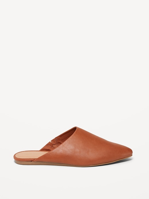 Image number 4 showing, Faux-Leather Mule Shoes