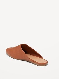 Faux-Leather Mule Shoes for Women