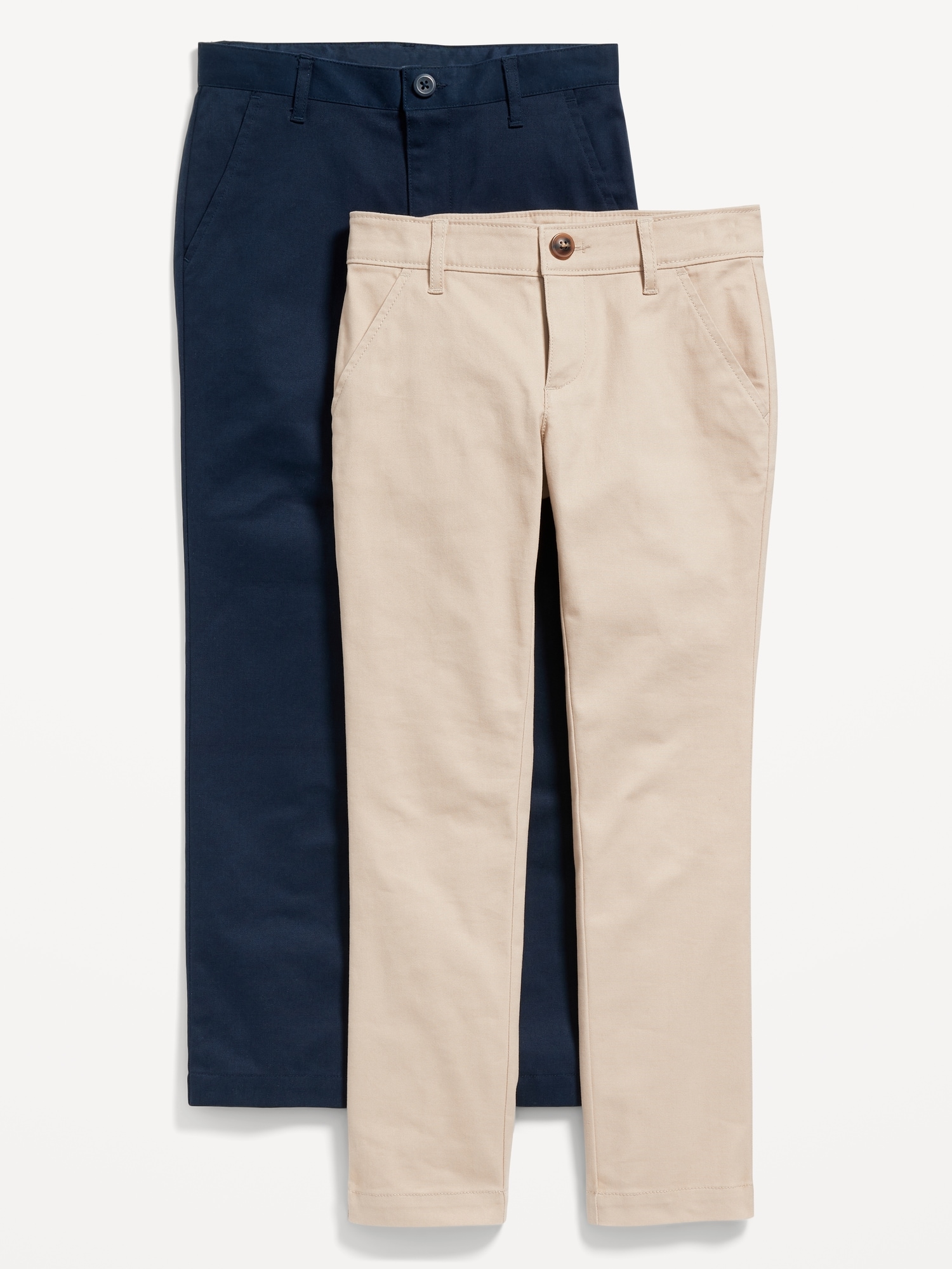 Old Navy Girls Size 14 Plus Bootcut Navy Blue Adjustable Waist Uniform Pants