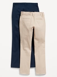 Image number 2 showing, School Uniform Skinny Chino Pants 2-Pack for Girls