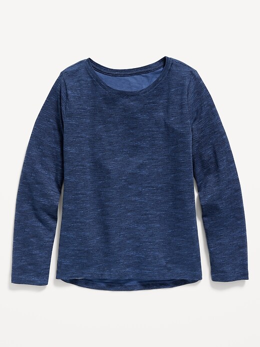 Old Navy Softest Long-Sleeve Scoop-Neck T-Shirt for Girls. 1