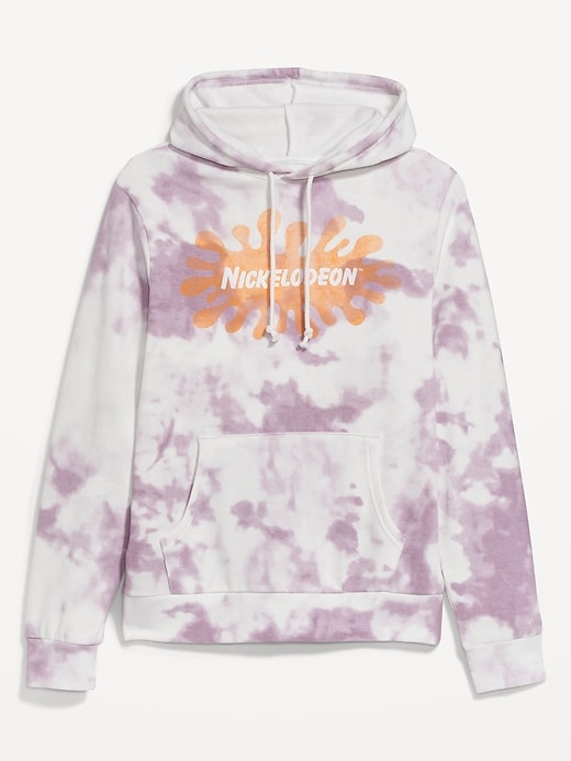 View large product image 2 of 2. Nickelodeon™ Gender-Neutral Tie-Dye Pullover Hoodie for Adults